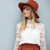 model hat other side